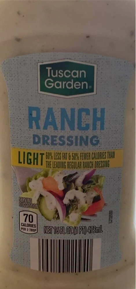 Tuscan Garden Light Ranch Dressing