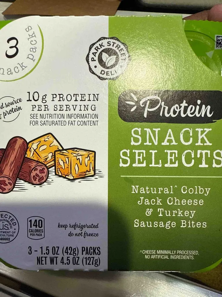 Natural Colby Jack Cheese & Turkey Sausage Bites