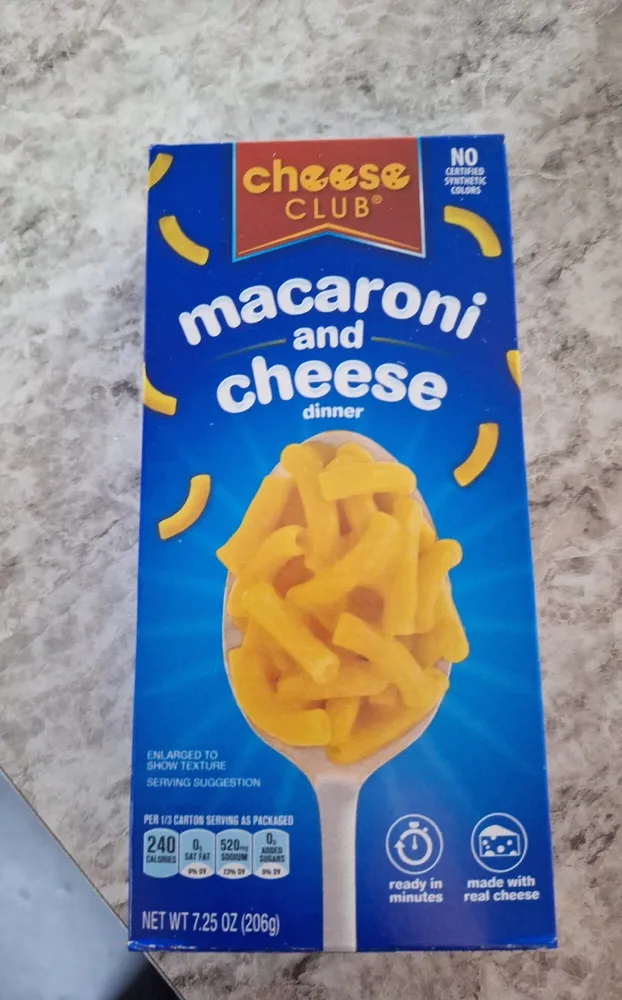 macaroni and cheese dinner