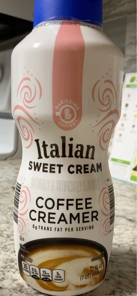 Italian Sweet Cream Coffee Creamer