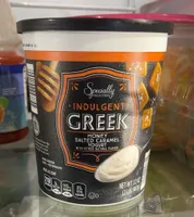 Salted caramel yogurt