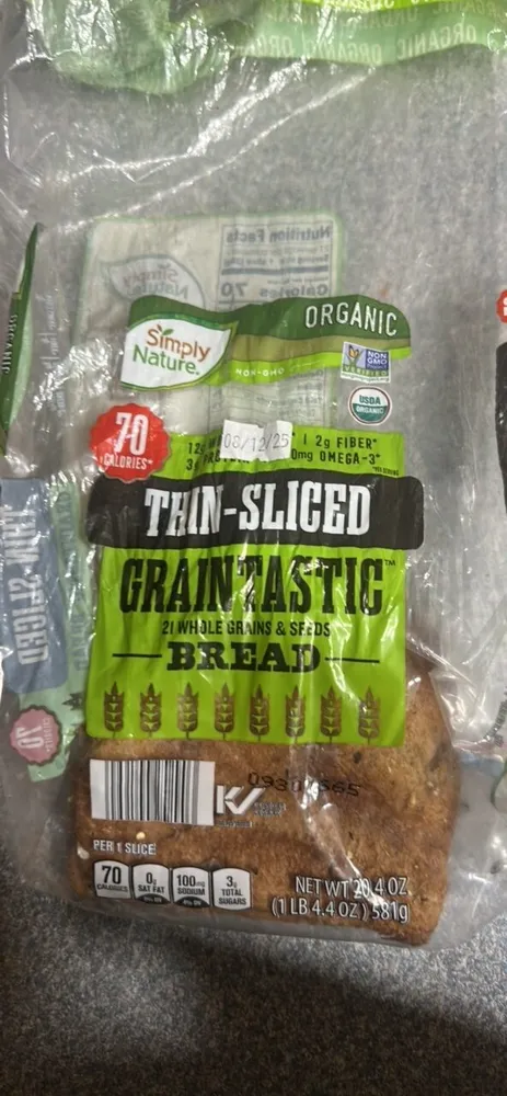 THIN-SLICED GRAINTASTIC BREAD