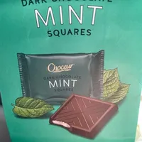 Dark chocolate mint squares