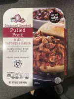 Seasoned Smoked Pulled Pork with Barbeque Sauce