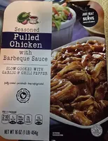 Seasoned Pulled Chicken with Barbeque Sauce