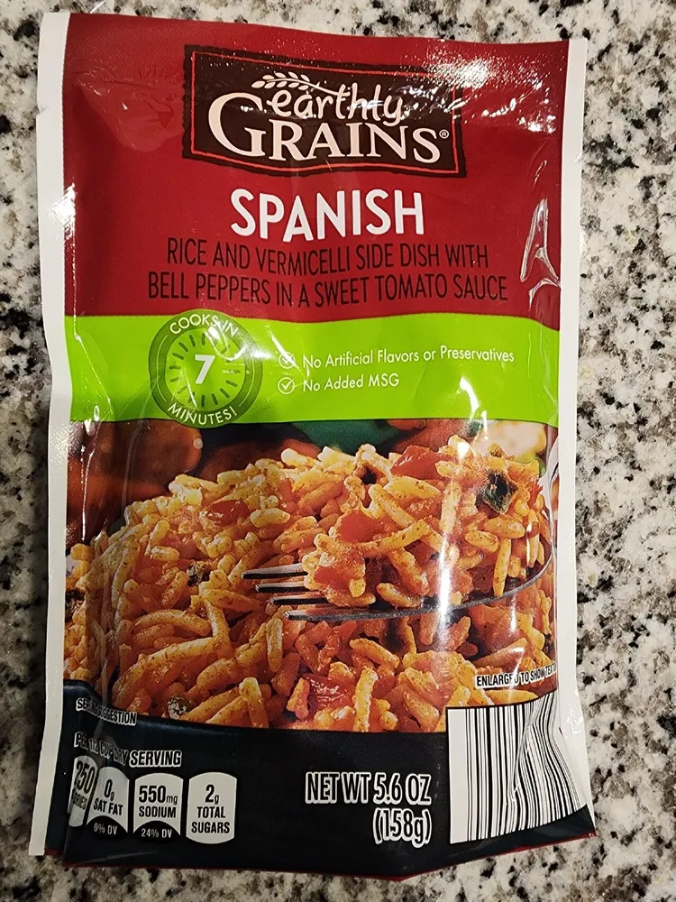 SPANISH RICE AND VERMICELLI SIDE DISH WITH BELL PEPPERS IN A SWEET TOMATO SAUCE