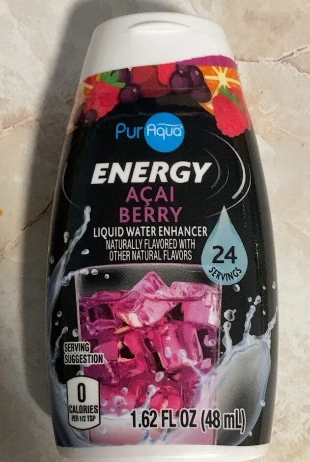 ENERGY AÇAI BERRY LIQUID WATER ENHANCER