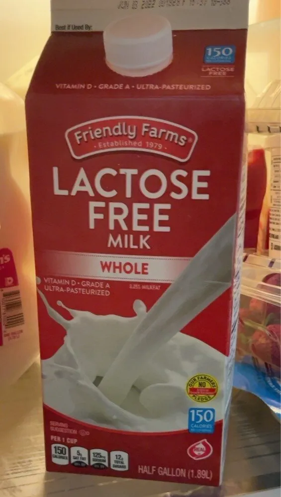Lactose Free Milk Whole