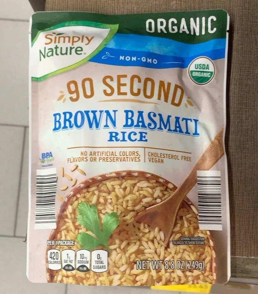 Brown basmati rice