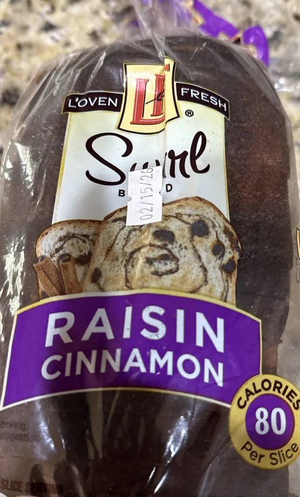 Swirl Bread Raisin Cinnamon