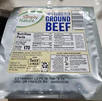 100% Grass Fed Ground Beef