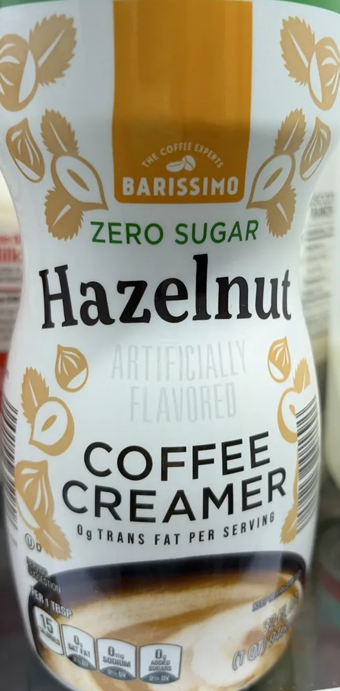 Hazelnut Coffee Creamer