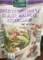 Dried Cranberries & Glazed Walnuts Salad Toppings