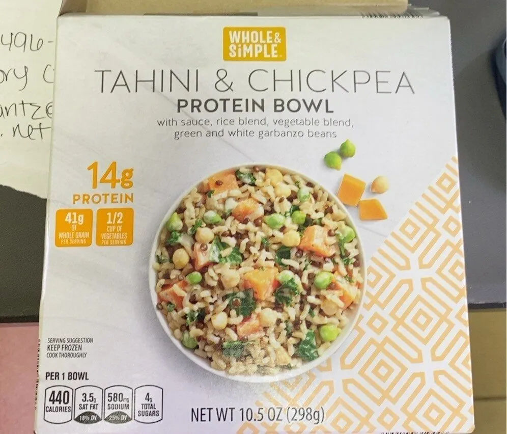 TAHINI & CHICKPEA PROTEIN BOWL
