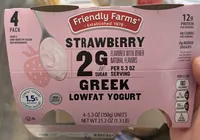 STRAWBERRY GREEK LOWFAT YOGURT