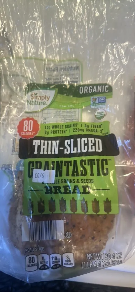 Thin sliced bread