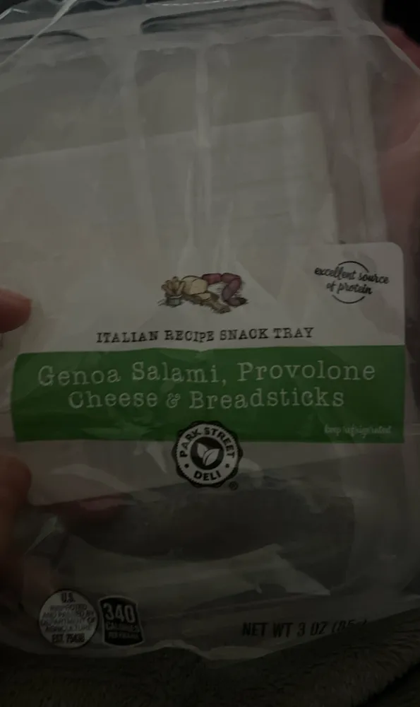 Genoa Salami, Provolone Cheese & Breadsticks