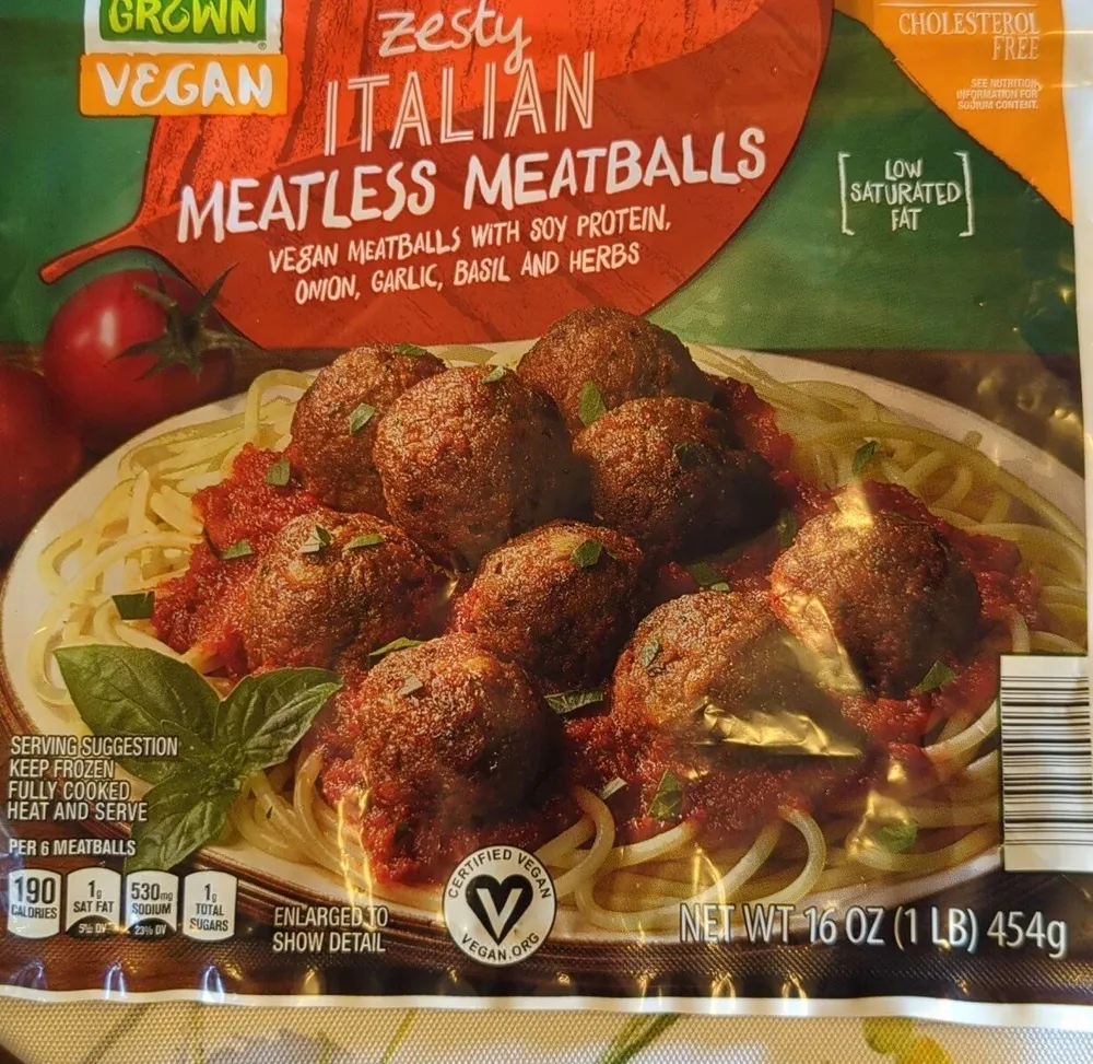 Zesty Italian Meatless Meatballs