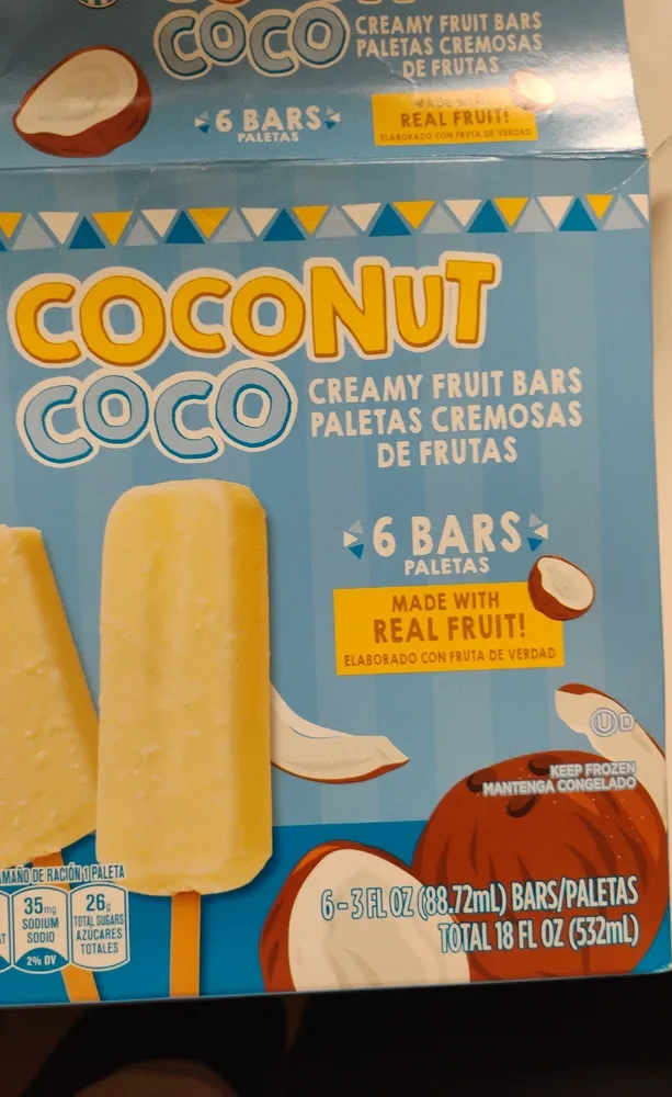 Coconut Coco Fruit Bars