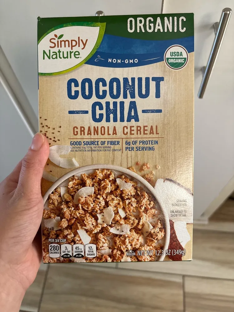 Coconut Chia Granola Cereal