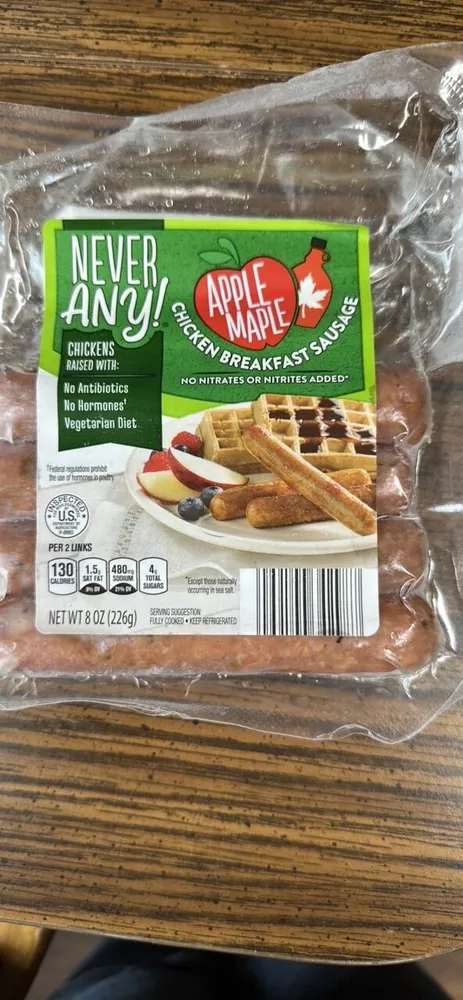Apple & Maple Chicken Breakfast Sausage