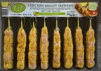Sweet Chili Lime Chicken Breast Skewers