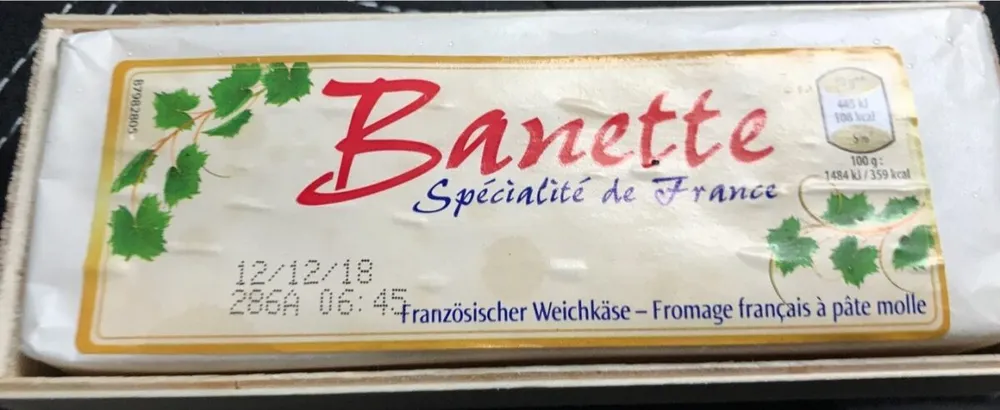 Fromage français a pate molle