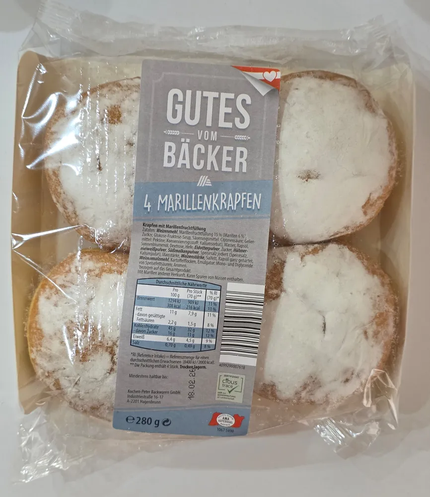 4 MARILLENKRAPFEN