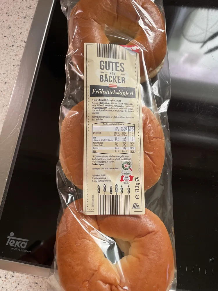 Frühstückskipferl