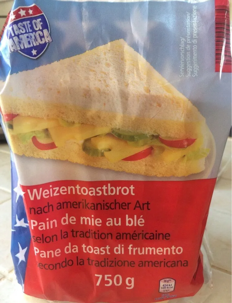 Pain de mie de blé