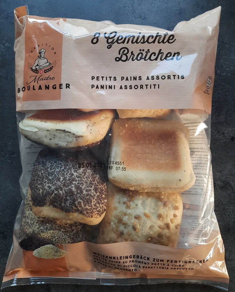 8 gemischte Brötchen