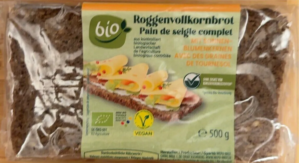 Bio-Roggenvollkornbrot