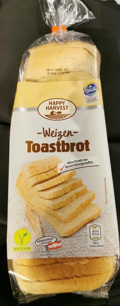 Soft Weizen Toastbrot