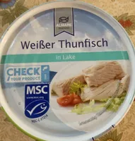 Weißer Thunfisch in Lake