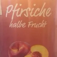 Pfirsiche halbe frucht