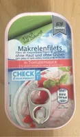 Makrelenfilets in Tomatensauce ohne Haut und Gräten