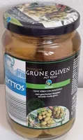 Griechische Grüne Oliven mit Kern
