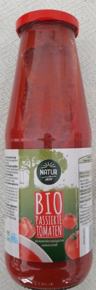 Bio passierte tomaten