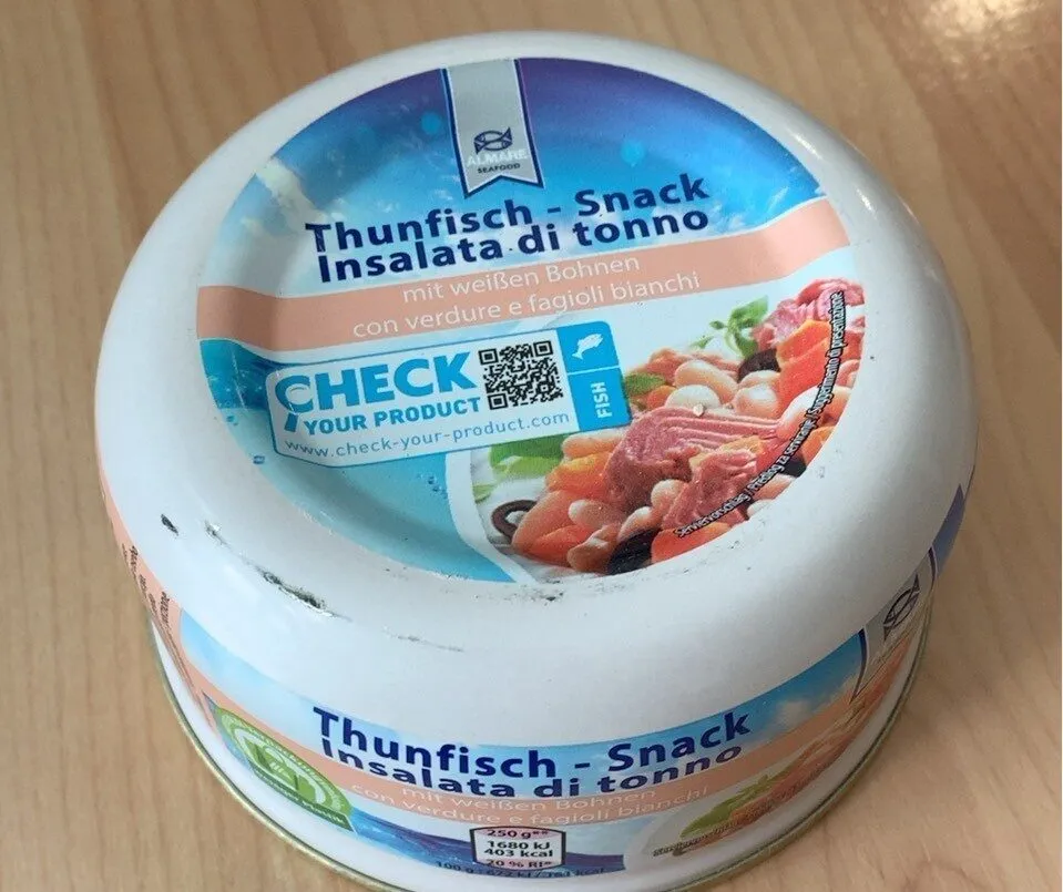 Thunafish - snack mit weissen Bohnen