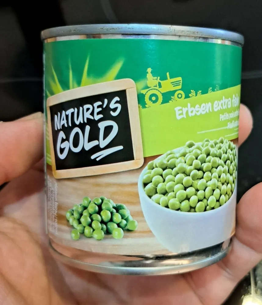 Erbsen extrafein