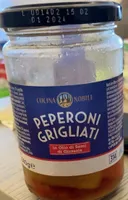 Paprika gegrillt in Öl