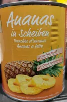 Ananas a fette/in Scheiben