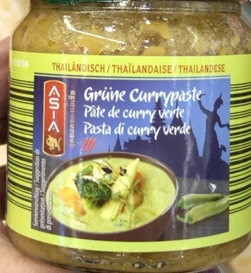 Pate curry vert