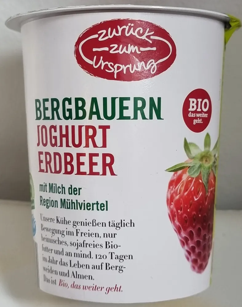 Bergbauern-Joghurt Erdbeer