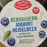 Joghurt heidelbeeren