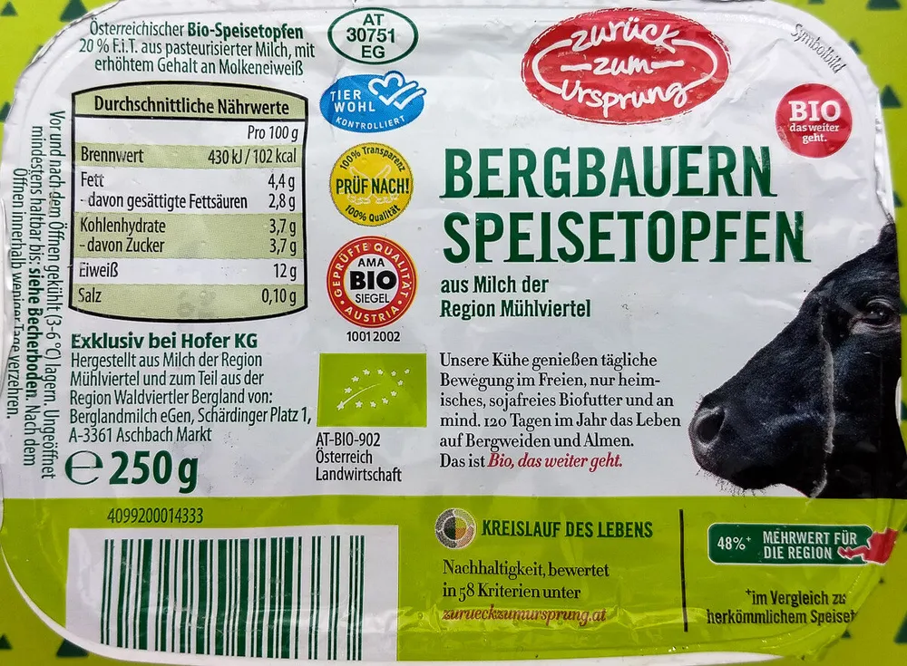 Bergbauern Speisetopfen