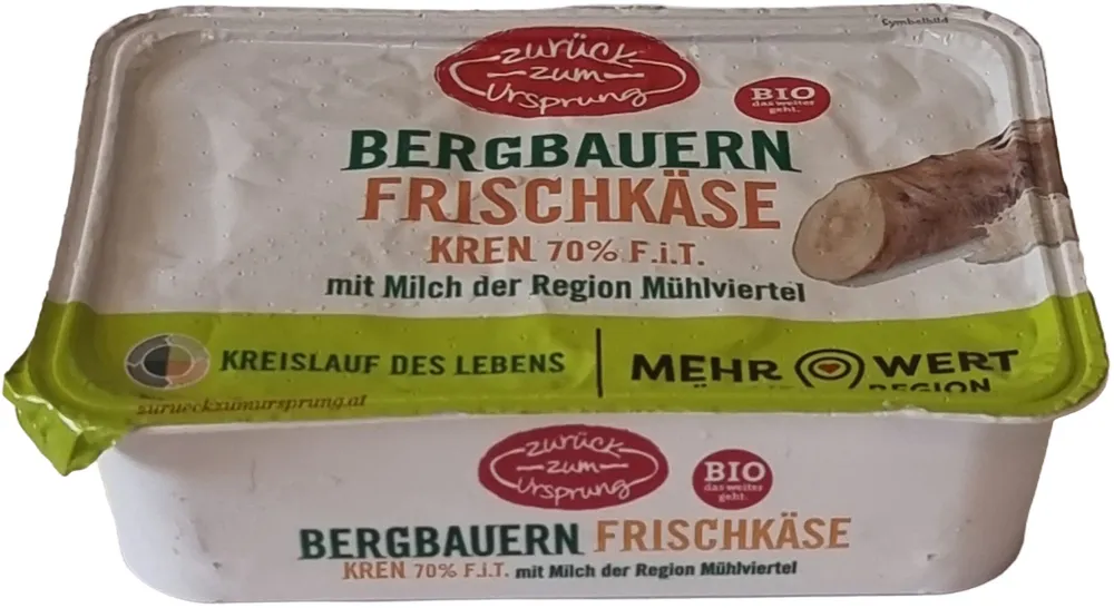 Bergbauern Frischkäse Kren 70% F.i.T.