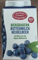 BERGBAUERN BUTTERMILCH HEIDELBEER