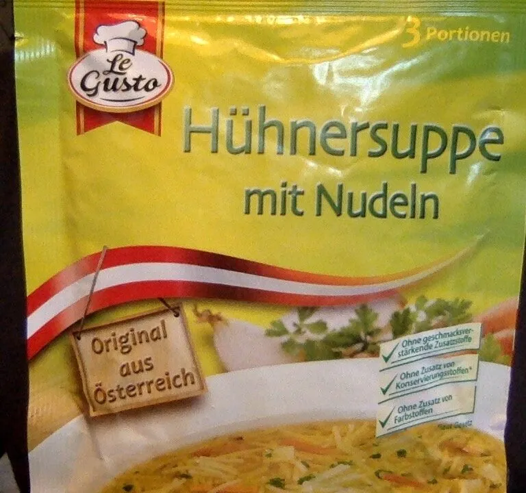 Hühnersuppe mit Nudeln