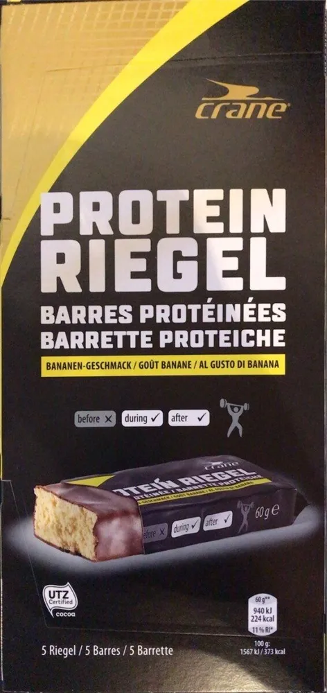 Barres protéinées Goût banane